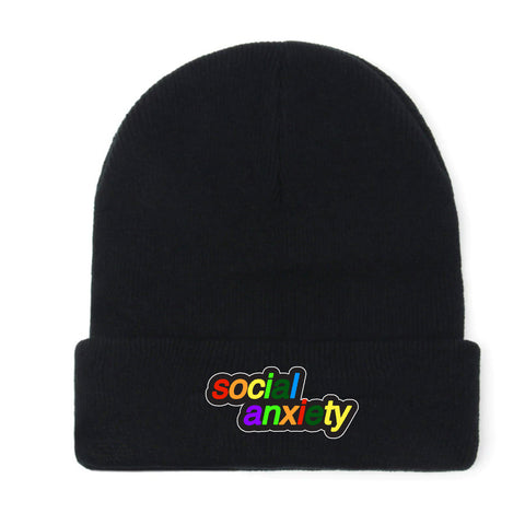 social anxiety Unisex Beanie