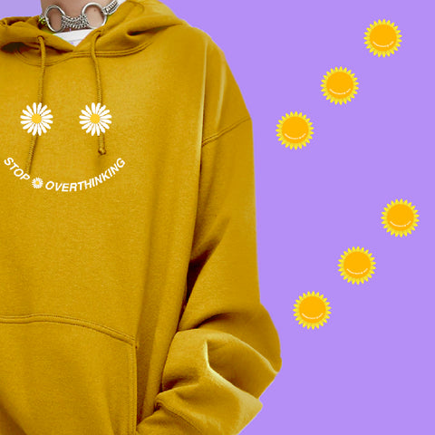 STOP OVERTHINKING 2019 NEW ITEMS - UNISEX HOODIE