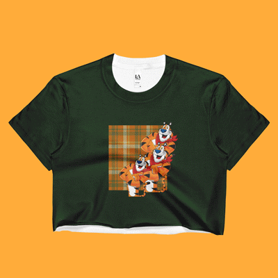 VINTAGE 90S INSPIRED- KOKO TONY CROP TOP -MADE IN USA (SWEATSHOP-FREE)