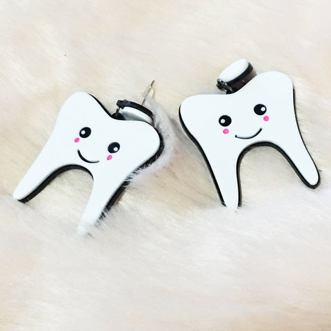 TOOTH EARRINGS -KOKO limited item