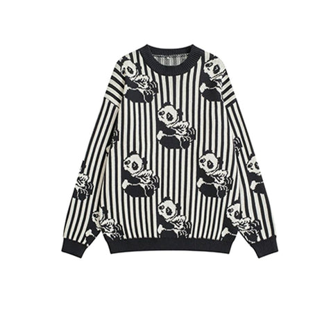 PANDA KAWAII GRUNGE SWEATER VINTAGE STYLE