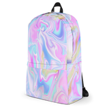 HOLO MARBLE TUMBLR SOFT GRUNGE BACKPACK - SWEATSHOP-FREE MADE IN USA